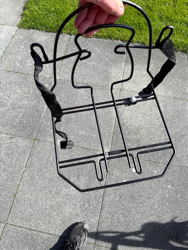 Steco Monkey-Mee Tasdrager Staal Zwart 31cm breed, Ophalen of Verzenden, Gebruikt