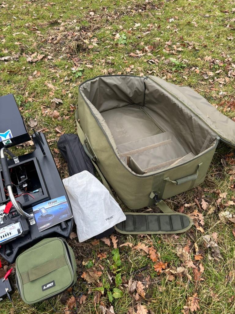 Beatlijner + Toslon tf500, Watersport en Boten, Hengelsport | Karpervissen, Zo goed als nieuw, Complete set, Ophalen of Verzenden