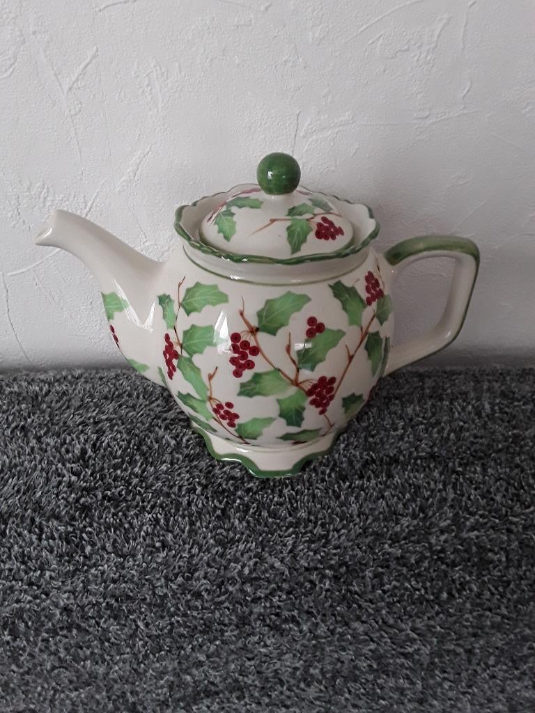 Andrea by Sadek Holly Berries theepot 1,5 l, Ophalen