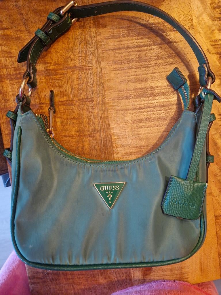 Groen Guess Tasje, Ophalen of Verzenden, Gebruikt, Groen, Avondtasje