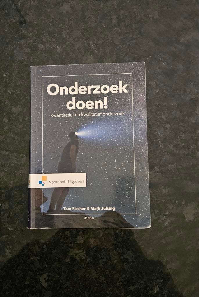Onderzoek doen! Kwantitatief en kwalitatief onderzoek, Ophalen of Verzenden, Zo goed als nieuw, HBO, Tom Fischer & Mark Julsing