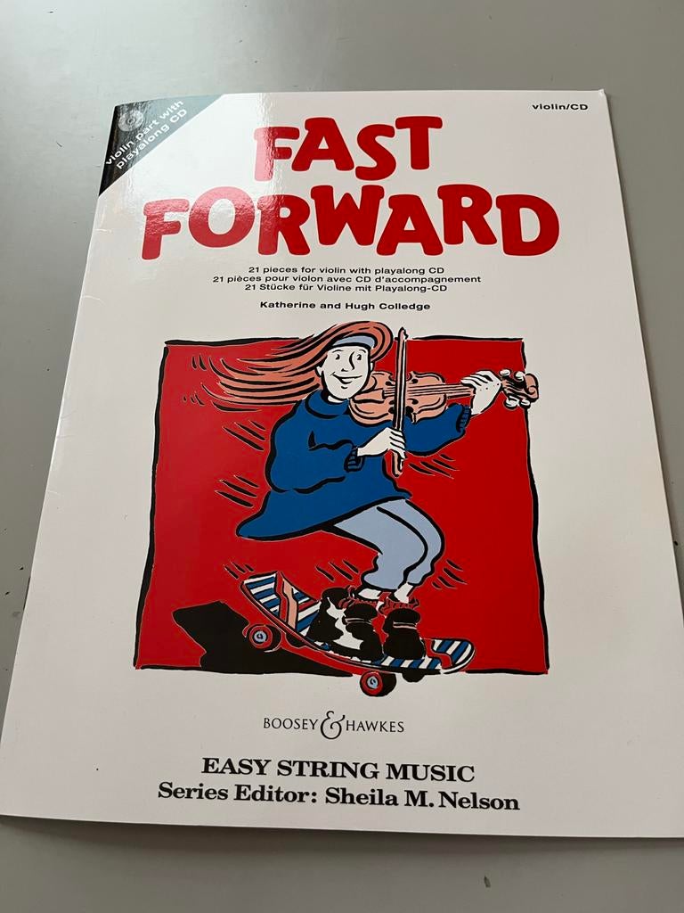 Fast Forward Viool Boek + CD, Klassiek, Les of Cursus, Ophalen of Verzenden, Zo goed als nieuw