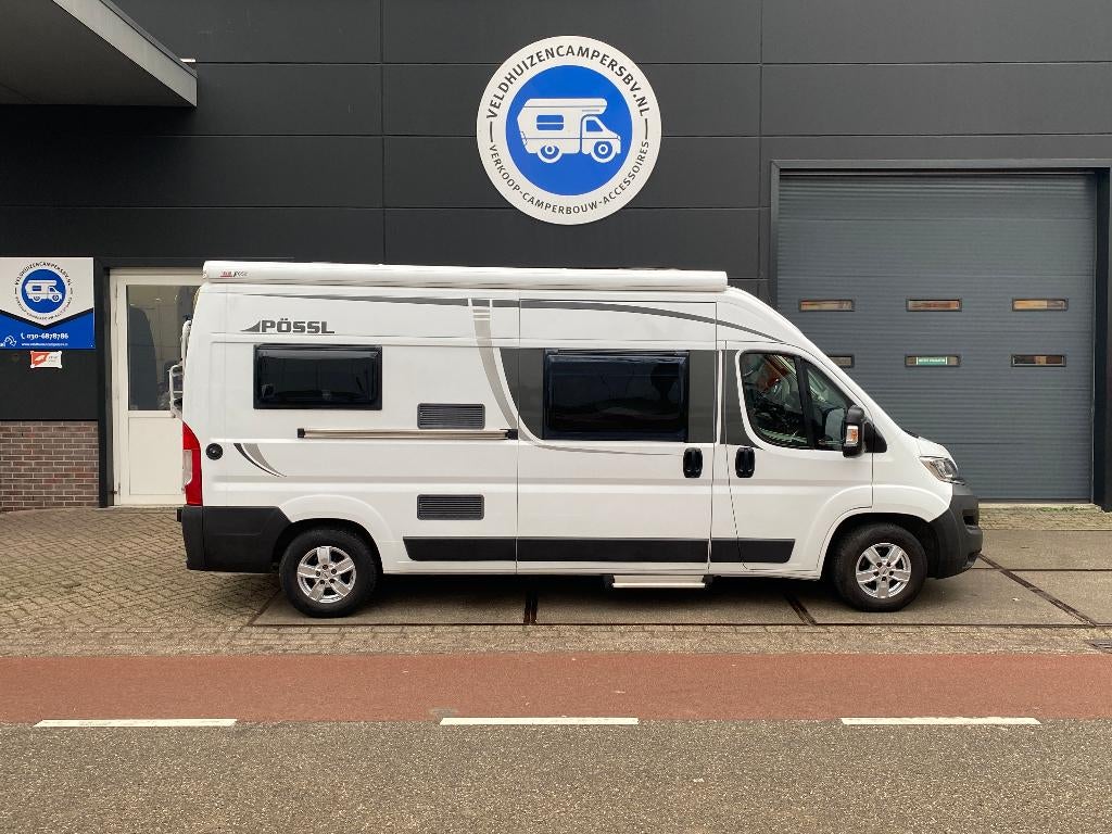 Pössl 2Win 600* 2015* Euro 5* Sportvelgen* Trekhaak* Solar, Koelkast, Ringverwarming, Pössl, Tot en met 3