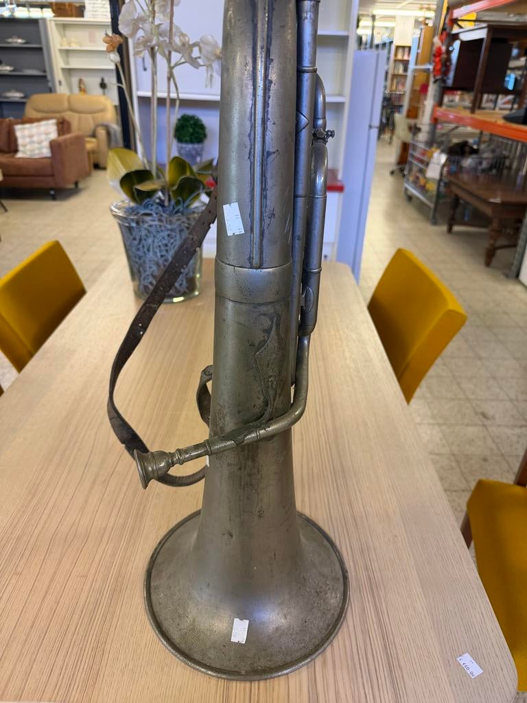 Oude Koperen Bariton / Euphonium, Ophalen, Gebruikt, Kingloop, Kingloop