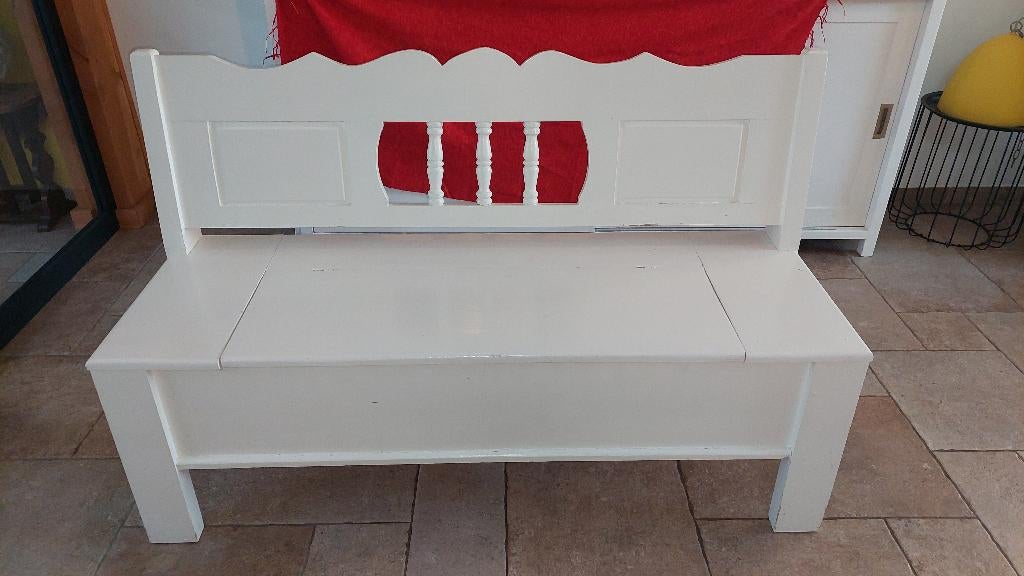 €350 voor 2 stuks houten bank voor bv eethoek of in de hal, Ophalen, Zo goed als nieuw, Hout, Landelijk