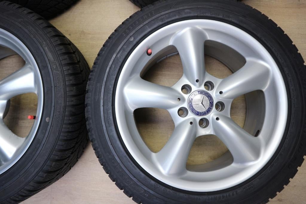 Mercedes SL R230 velgen 17 inch origineel 5x112, Gebruikt, Banden en Velgen, 17 inch, Nvt