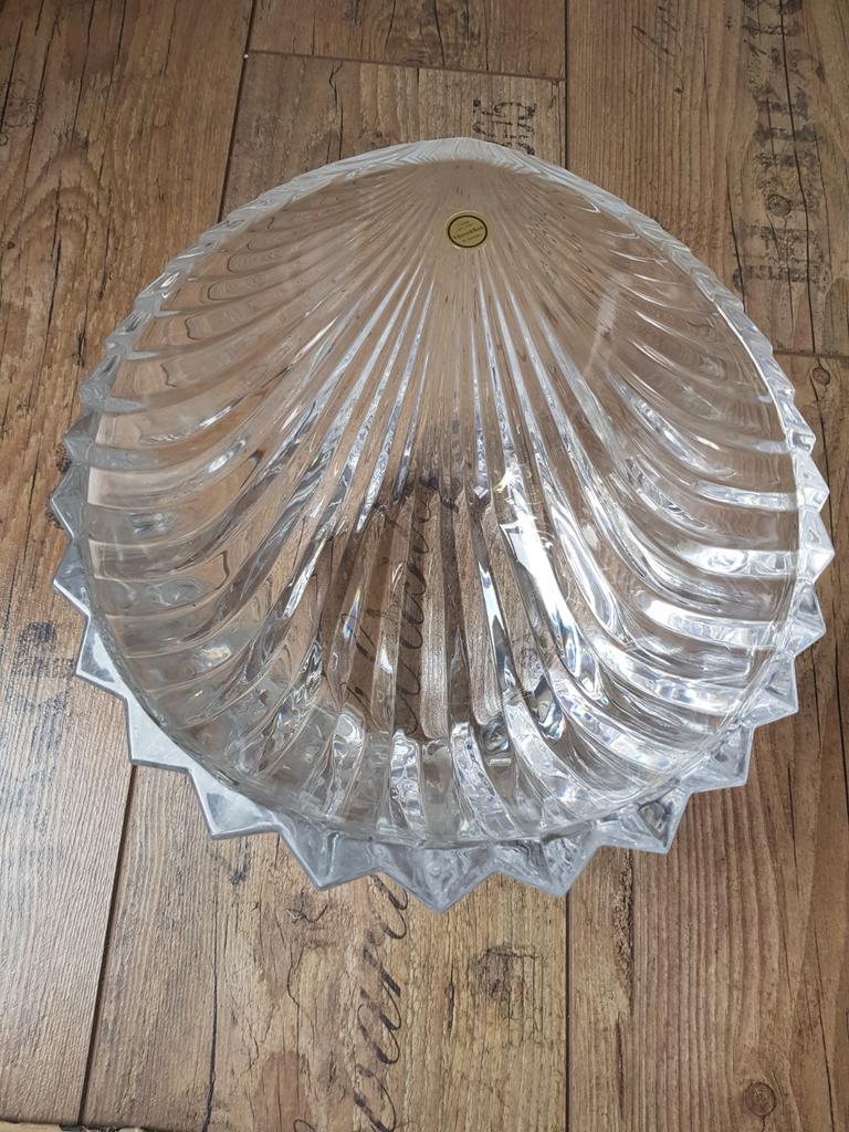 Kristallen grote schaal villeroy & boch kristal, Ophalen of Verzenden