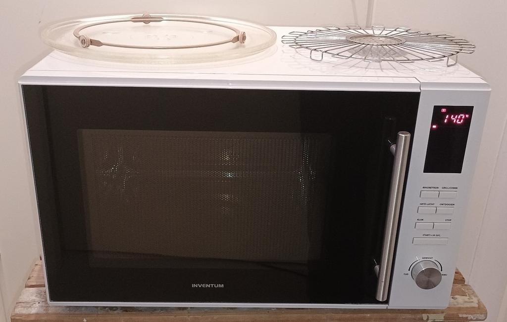 Inventum MN304C vrijstaande combimagnetron met heteluchtoven, Combimagnetron, Gebruikt, Verzenden, .
