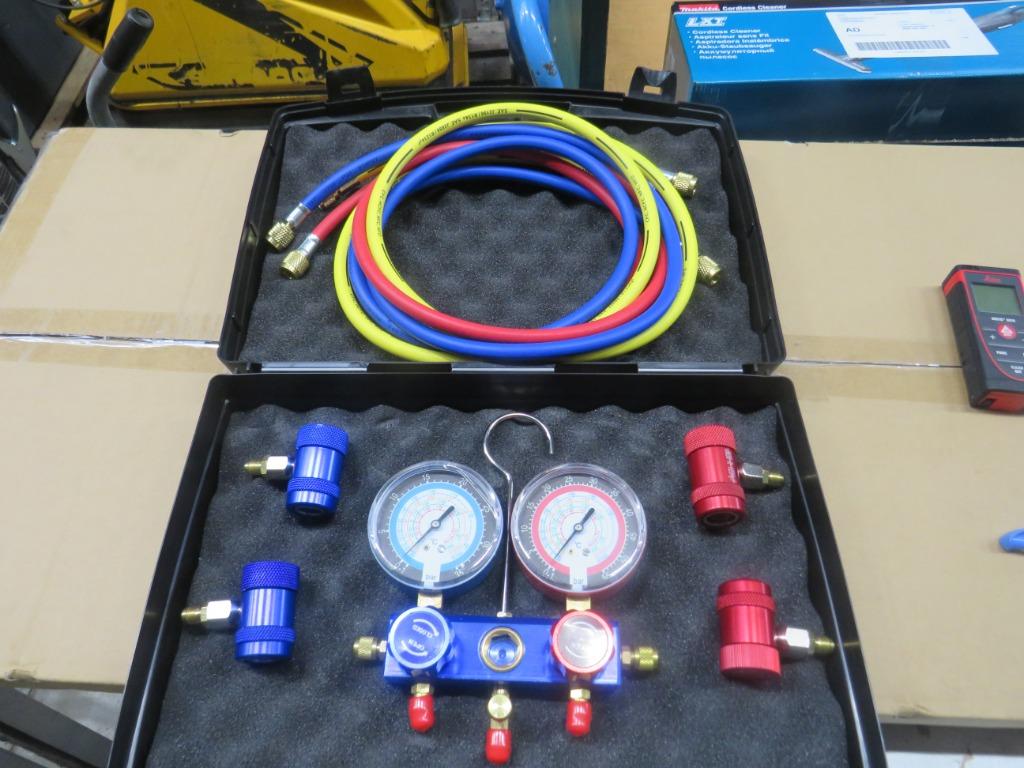 Airco diagnose set Manometerset manifoldset 2-weg manometer, Fabbri, Nieuw, Zandhaarweg, Ophalen of Verzenden