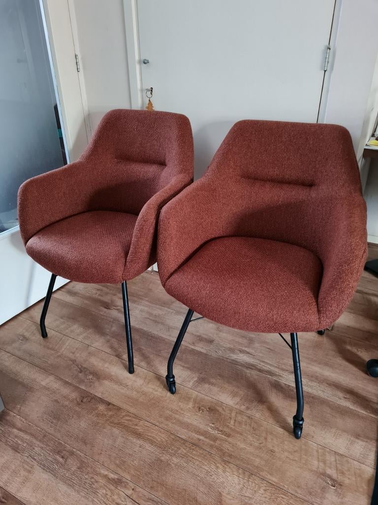 Xooon eetkamer stoelen live koper 2x, Huis en Inrichting, Fauteuils, Zo goed als nieuw, 50 tot 75 cm, Ophalen