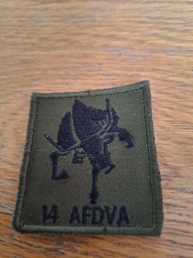 14 Afdeling Veldartillerie Embleem, Verzamelen, Onbekend, Ophalen of Verzenden, Onbekend, Onbekend