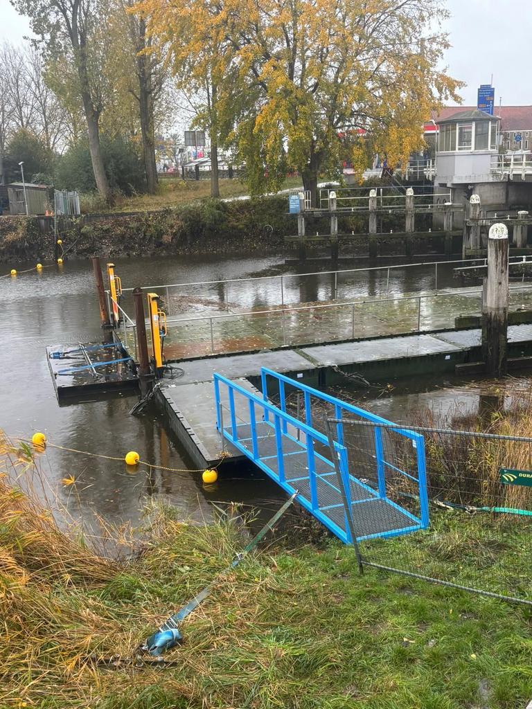 Loopbrug bordes balustrade steiger, Ophalen, Nvt, Nvt, Nvt