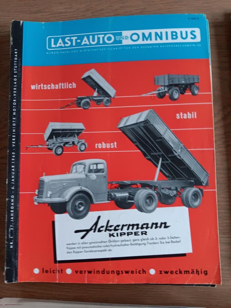 Lastauto und Omnibus 1959 - 1970  Vrachtwagens en bussen, Ophalen of Verzenden, Gelezen, Trein
