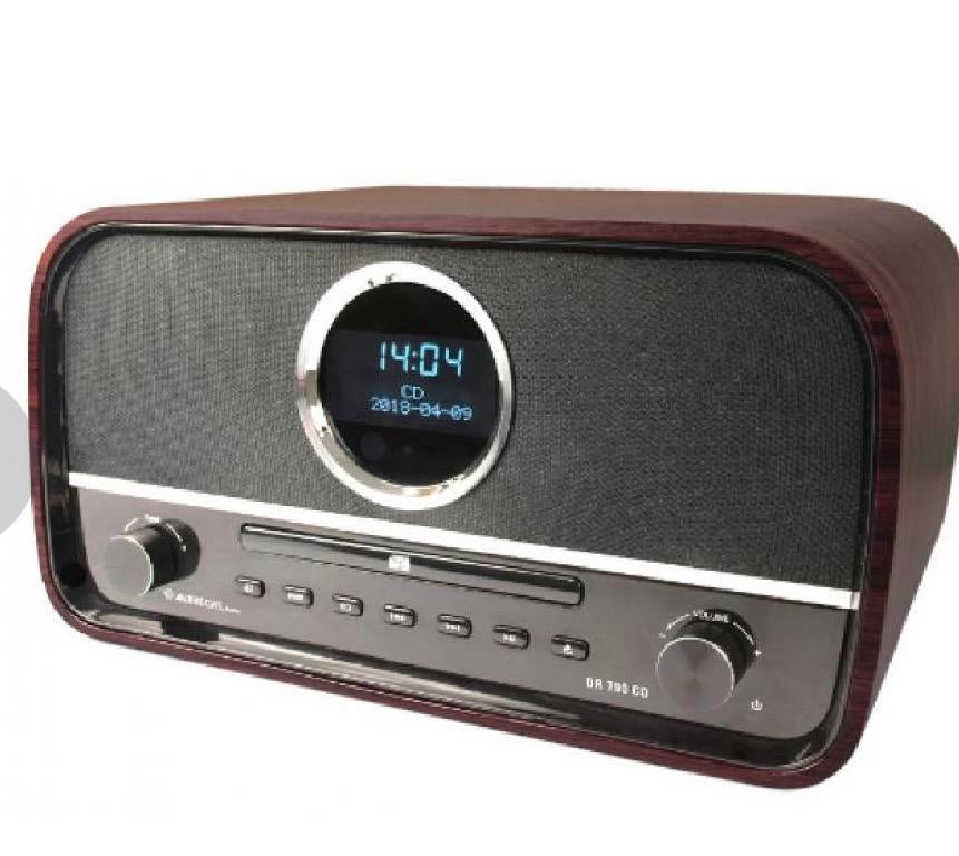 Albrecht radio dab+ dr 790 walnut, Ophalen, Zo goed als nieuw