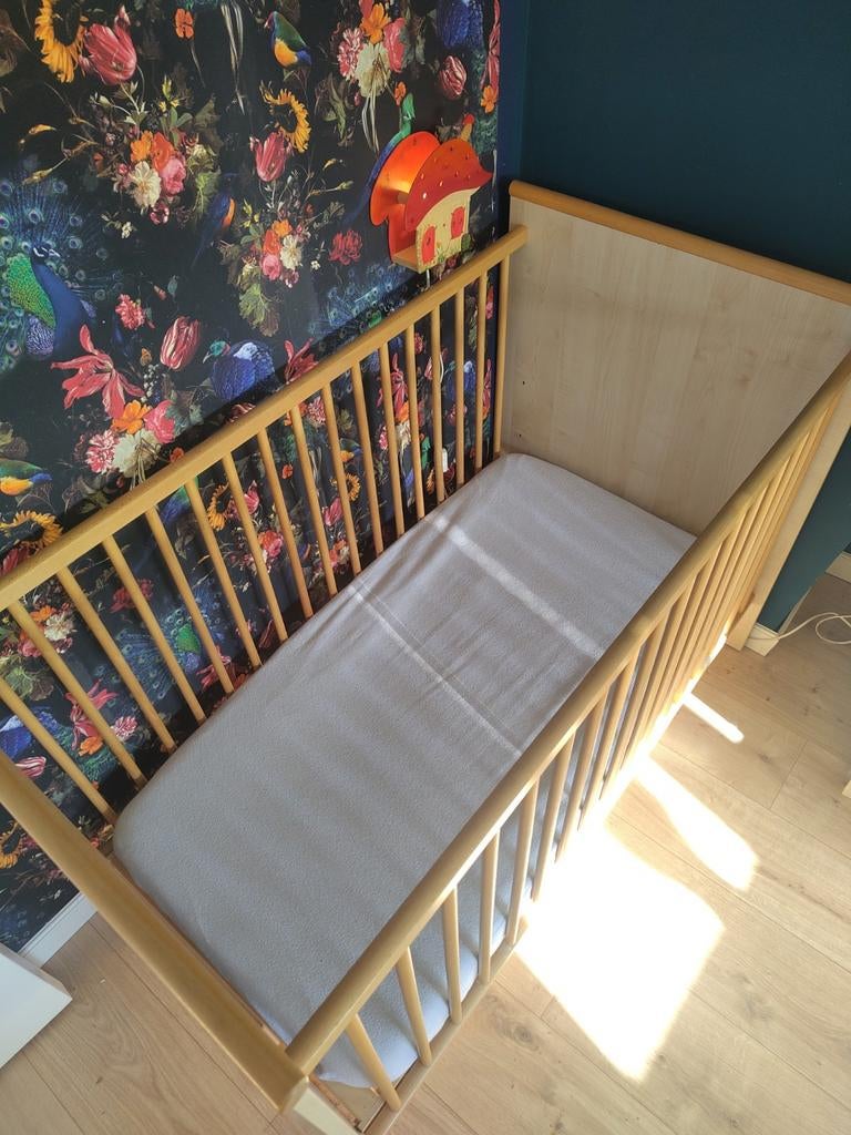 Ledikant 120x60 met alle toebehoren, Ophalen of Verzenden, Gebruikt, Ledikant