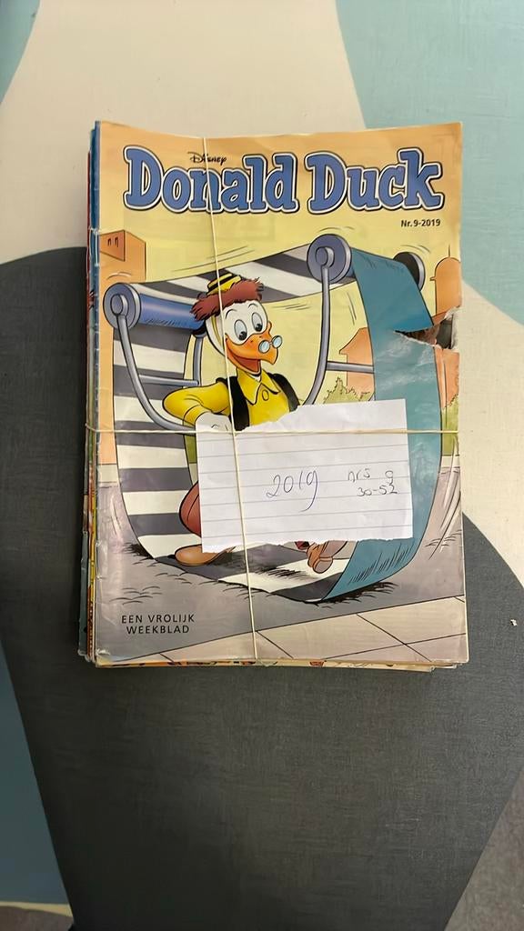 Donald Duck Weekblad - Jaargang 2019 nrs 9 en 30-52, Boeken, Meerdere stripboeken, Ophalen of Verzenden, Gelezen