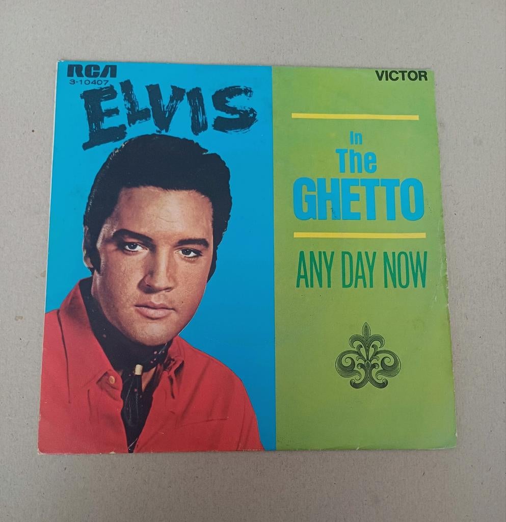 Elvis Presley  - In The Ghetto, Cd's en Dvd's, Vinyl Singles, Gebruikt, 7 inch, Single, Ophalen of Verzenden