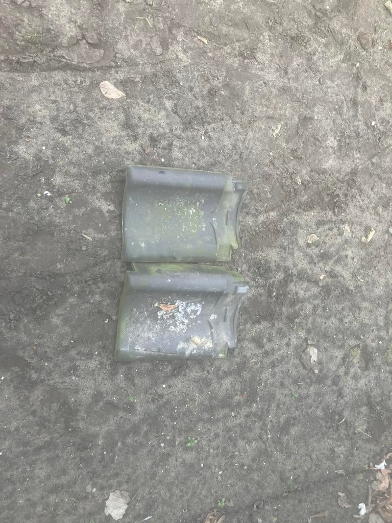 Gevelpannen kdn, Ophalen, Steen of Klei, Zo goed als nieuw, 15 m² of meer