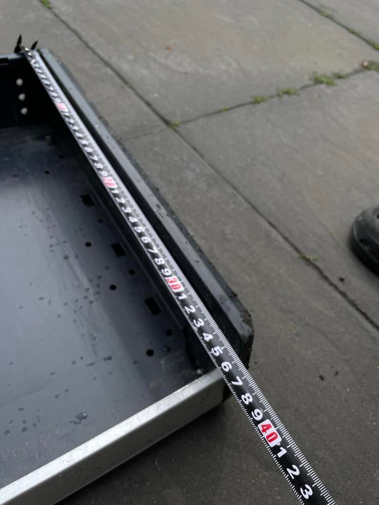 Stellingsbak / opbergbak, Ophalen, Gebruikt