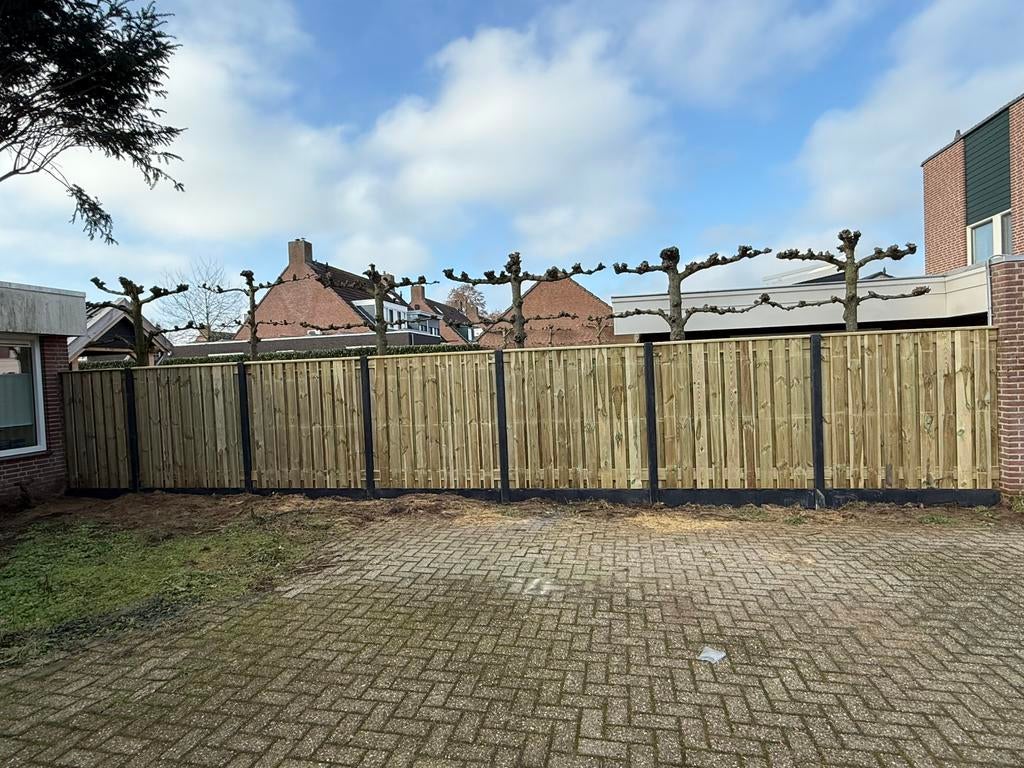 Hout-beton schutting v.a. €115,- pm incl montage & matrialen