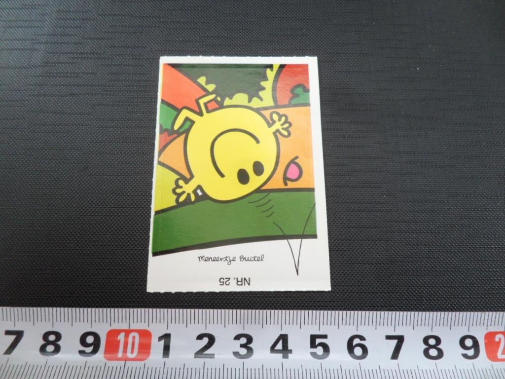 sticker emté roger hargreaves strip meneertje buitel, Verzamelen, Ophalen, Zo goed als nieuw