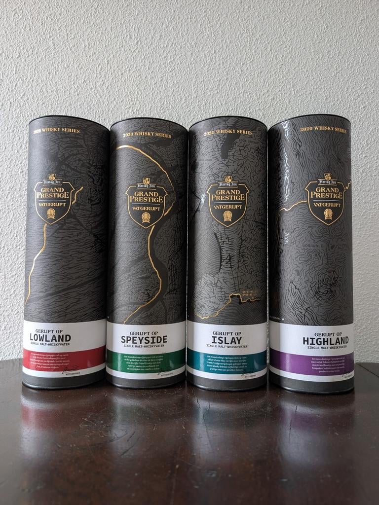Hertog Jan Vatgerijpt 2020 Whisky Series - Complete Set, Verzamelen, Biermerken, Nieuw, Flesje(s), Hertog Jan, Ophalen of Verzenden