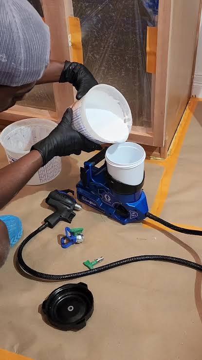 Graco Quick Shot te huur, Doe-het-zelf en Verbouw, Schildersmaterialen, Gebruikt, Verfspuit of Verfpomp, Ophalen of Verzenden