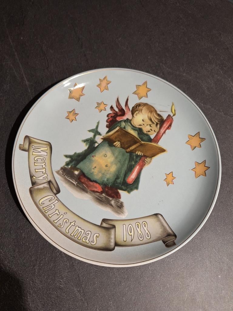 Hummel Kerstbord 1988 - Angel Duet, Ophalen of Verzenden