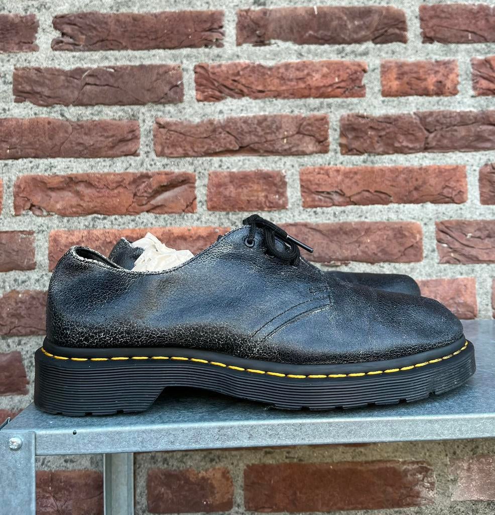 Dr. Martens 1461 Crackle maat 43, Dr. Martens, -, Zwart, -
