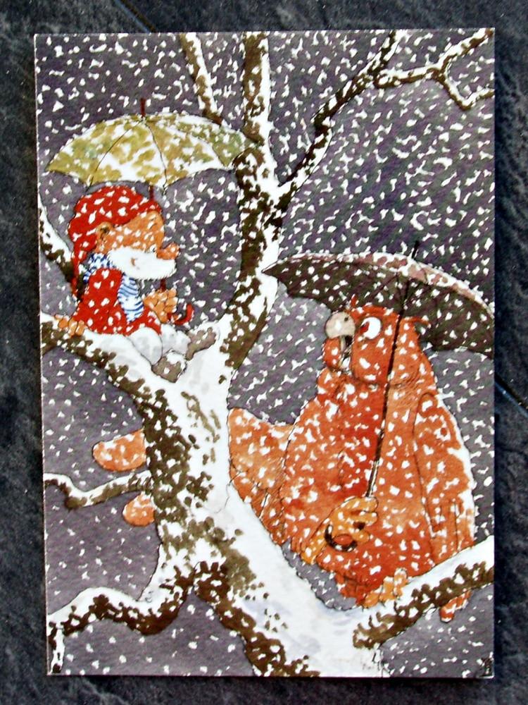 Paulus de boskabouter Promotie Ansichtkaart - Jean Dulieu, Verzenden, Overige figuren, Nieuw, Plaatje, Poster of Sticker