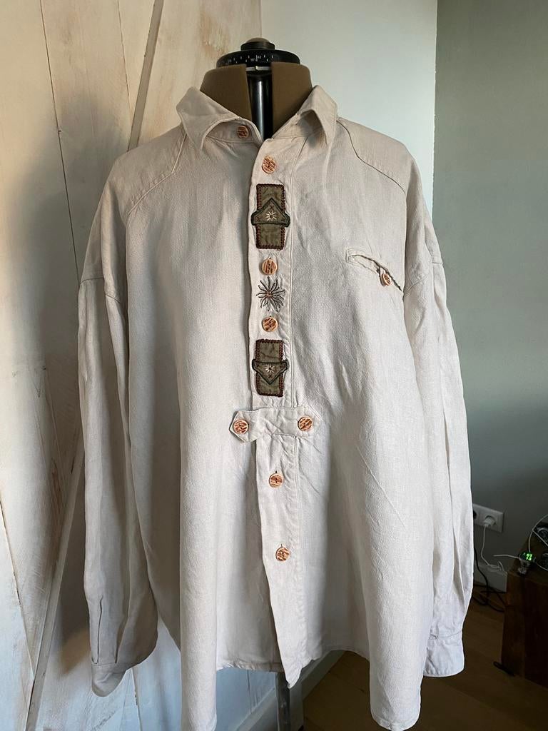 Trachtenhemd oktoberfesthemd maat xxl, Ophalen of Verzenden, Zo goed als nieuw, Overige maten