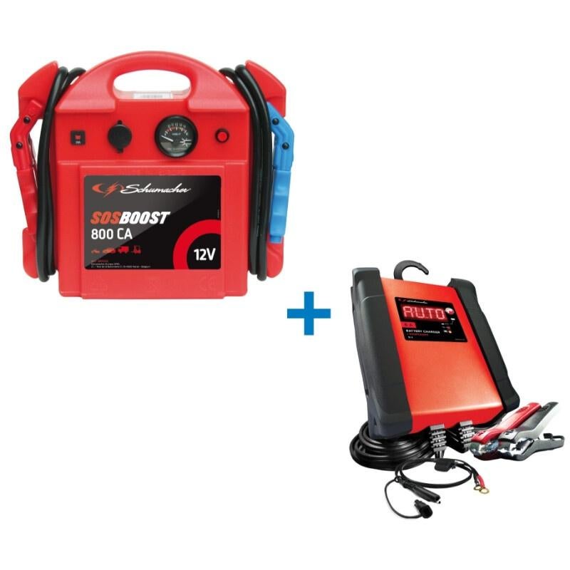 AP002 | Schumacher booster SOS 12V 800A + lader SPI6 12V, 6A, Nieuw, Ophalen of Verzenden, Draper Tools Europe, Info@eu.drapertools.com