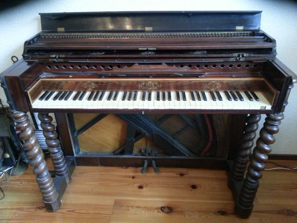 ANTIEKE PIANO, Ophalen, Gebruikt, Bruin, Piano