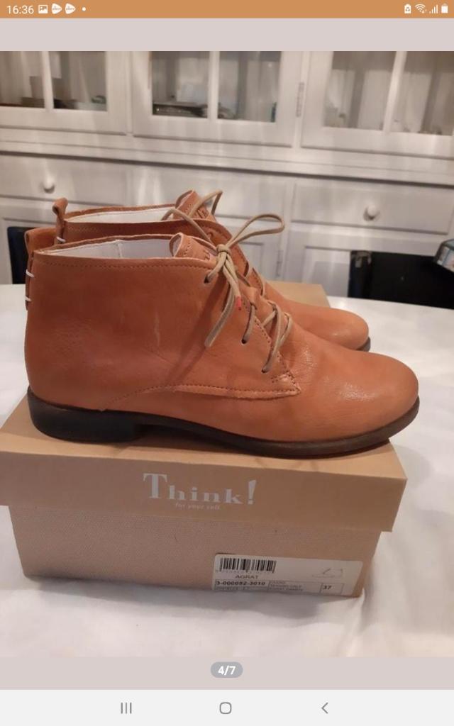 Nieuw: prachtige leren cognac veterschoen Think! Agrat mt 37, Kleding | Dames, Schoenen, Schoenen met lage hakken, Beige, Think!