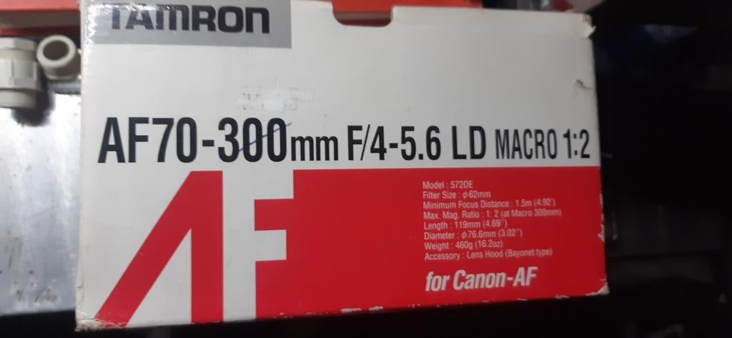 Tamron AF 70-300mm Macro Lens voor Canon, Audio, Tv en Foto, Fotografie | Lenzen en Objectieven, Verzenden, Zo goed als nieuw