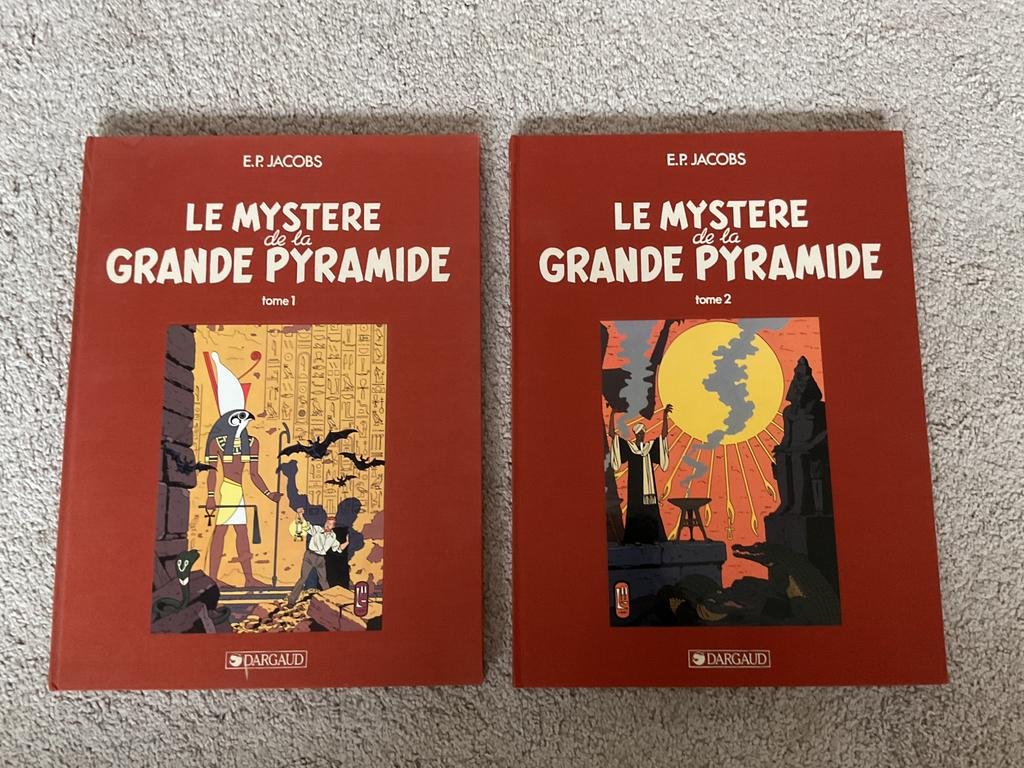Blake en Mortimer - Le Mystere De La Grande Pyramide - Groot, Ophalen of Verzenden, Zo goed als nieuw