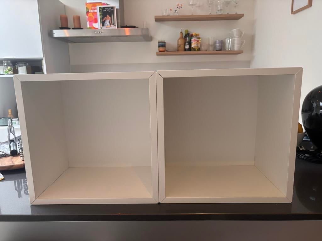 2x Ikea eket kastje wit, Huis en Inrichting, Kasten | Wandmeubels, Ophalen, Zo goed als nieuw, Minder dan 150 cm, Minder dan 100 cm