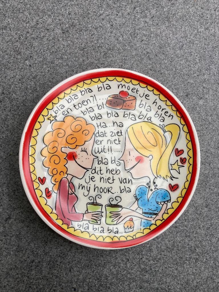 Gebaksbordje Blond Amsterdam, Blond Amsterdam, Ophalen of Verzenden, Zo goed als nieuw, Bord(en)