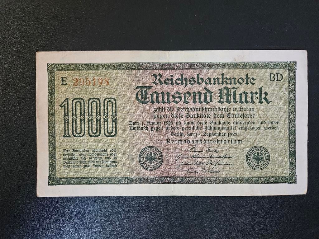 Duitsland pick 76c 1922, Postzegels en Munten, Bankbiljetten | Europa | Niet-Eurobiljetten, Ophalen of Verzenden, Duitsland, Los biljet
