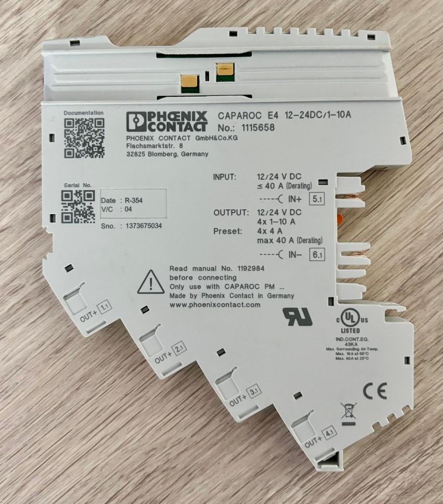 PHOENIX CONTACT - CAPAROC - Set Voedingsmodule - PROFINET, Hobby en Vrije tijd, Elektronica-componenten, Ophalen of Verzenden