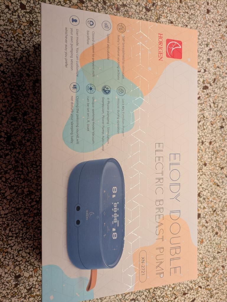 Horigen Elody Dubbele Borstkolf, Kinderen en Baby's, Babyvoeding en Toebehoren, Ophalen of Verzenden, Gebruikt, Borstkolf