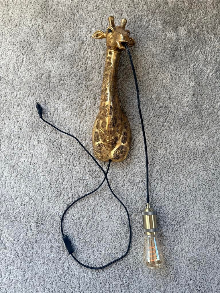 Wandlamp - giraf, Ophalen, Zo goed als nieuw, Kunststof
