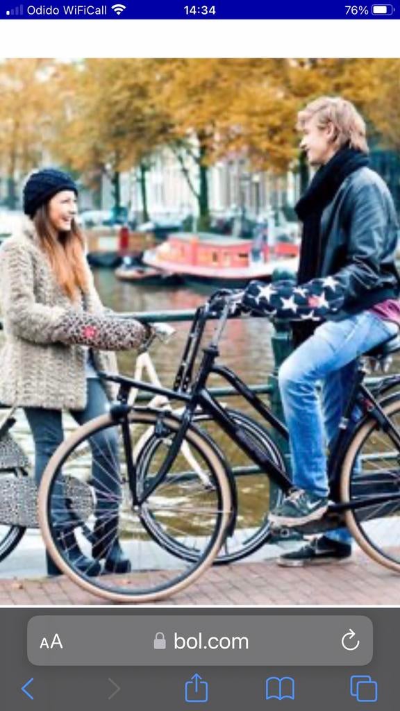 Wobs handwarmers voor op de fiets €20,00, Ophalen of Verzenden, Gebruikt, Handschoenen