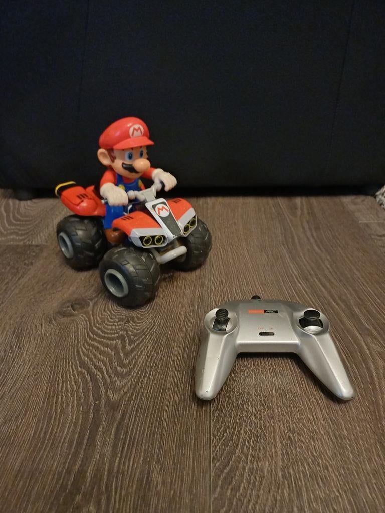 Mario Quad - Radiobestuurbare Auto, Kinderen en Baby's, Speelgoed | Speelgoedvoertuigen, Ophalen of Verzenden, Gebruikt, Afstandsbediening