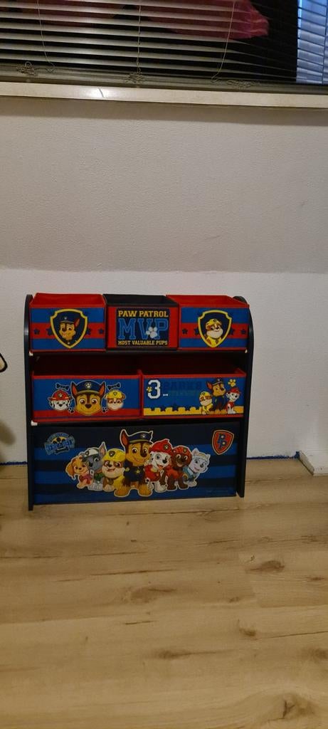 Paw patrol kastje en opbergkistje, Ophalen, Zo goed als nieuw, Kast