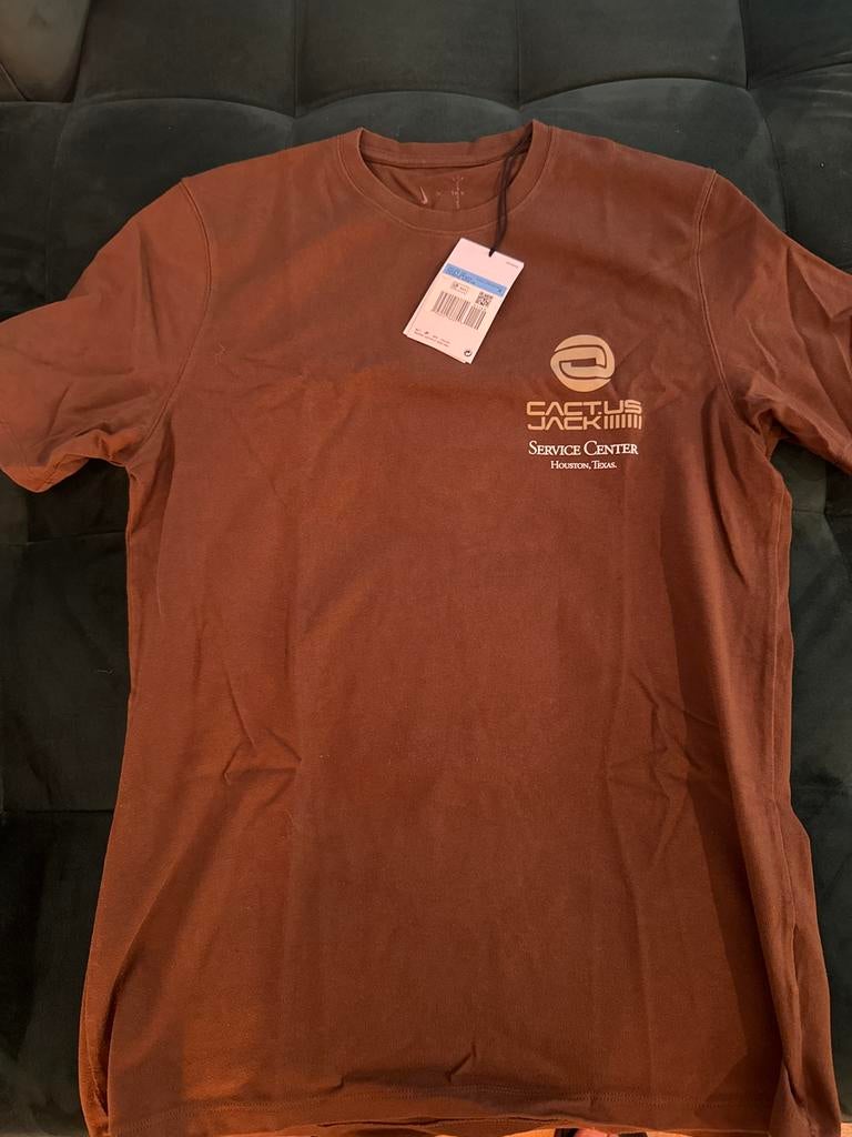 Nike x Cactus Jack Travis Scott T-shirt Nieuw Medium, Kleding | Heren, T-shirts, Ophalen of Verzenden, Nieuw, Maat 48/50 (M), Bruin