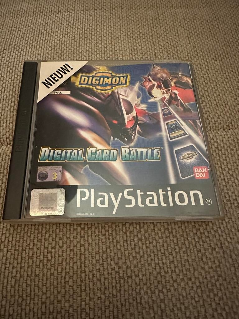 Playstation 1 Digimon Digital Card Battle PAL, 1 speler, Ophalen of Verzenden, Zo goed als nieuw, Vanaf 7 jaar