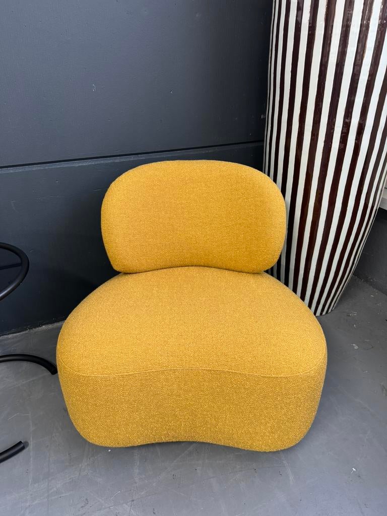 Nieuw Eyye Caaro fauteuil | Lana 930 Sunflower, Ophalen, Eyye, Design on Stock, Pode, Leolux, Artifort, Rolf Benz, Nieuw, 75 tot 100 cm