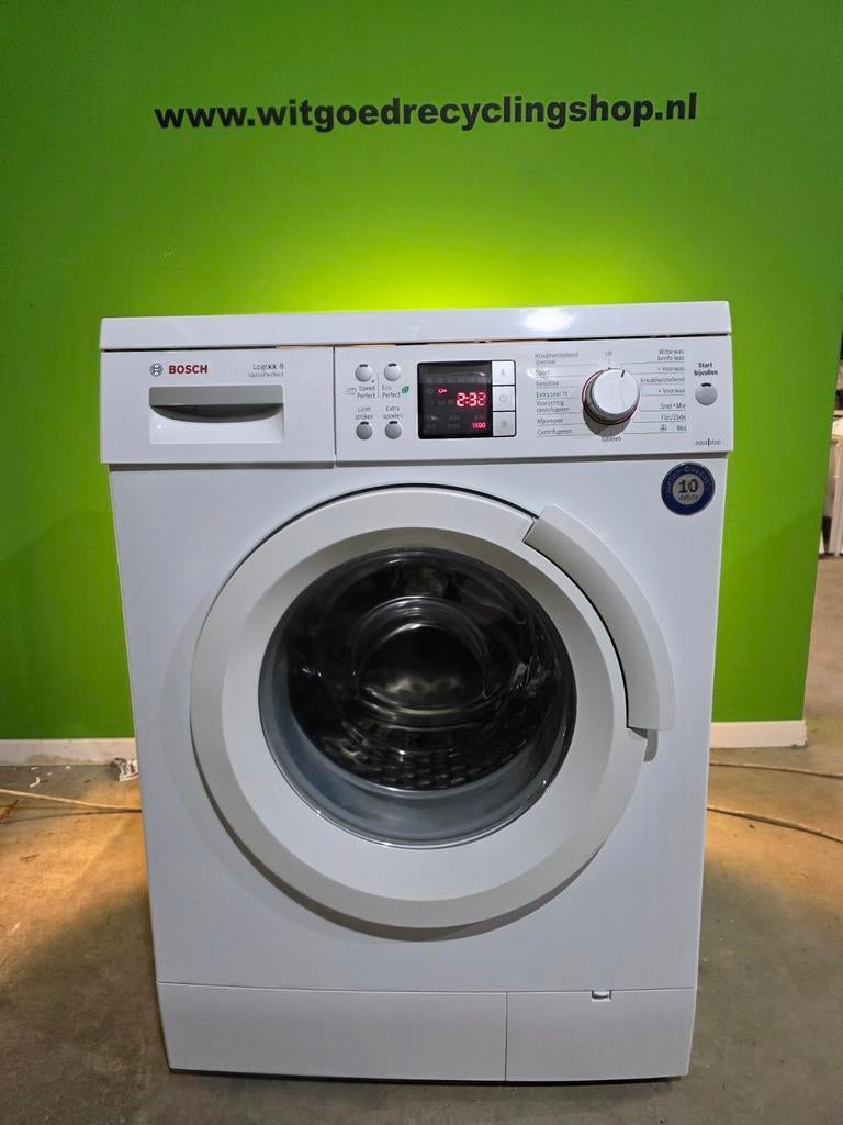 BOSCH LogiXX 8 VarioPerfect 1400rpm 8kg, 1200 tot 1600 toeren, Minder dan 85 cm, Info@bosch.com, 8 tot 10 kg