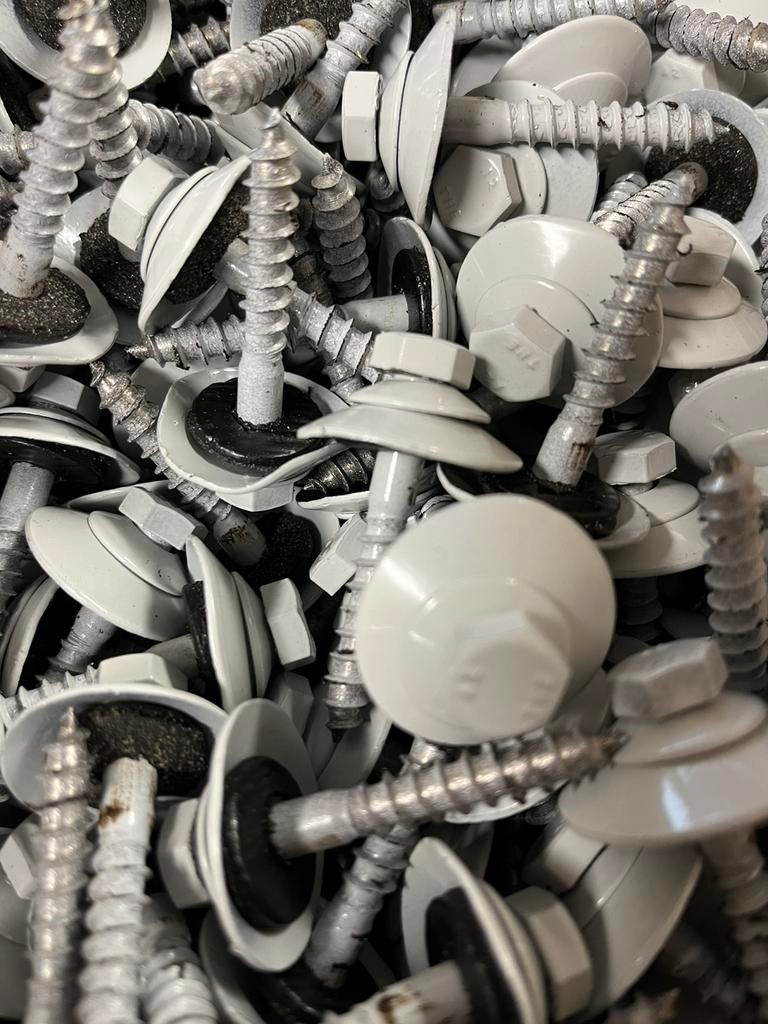 Golfplaatbouten met 3 delige ringen rvsA2, Ophalen of Verzenden, Zo goed als nieuw, Rvs